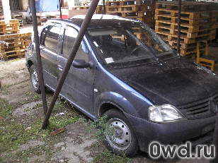Битый автомобиль Renault Logan